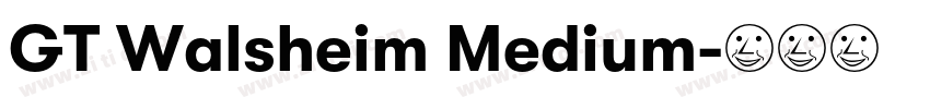 GT Walsheim Medium字体转换